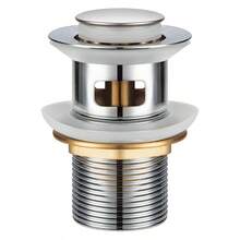 1Pc Sink Drain Assembly Pop Up With Overflow Pipe Siphon 1 1/4 Inch – Brass Siphon Set With Odor Trap, Universal Drain Assembly For Sink & Lavatory - With Overflow - View 1