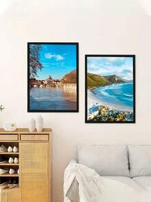 1pc A4 Size Magnetic Self-Adhesive Photo Frame, Portable Wall-Mounted Plastic Photo Frame And Document Display Frame, Suitable For Photos, Magnetic Whiteboard, Minimalist Decor, Magnetic Photo Frame And Folder, No Screws/Installation Required - Multiple Styles - View 4