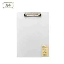 Minimalist Transparent PP Clipboard With Durable Metal Clip, Portable A4 & A5 Writing Board For Office & School Supplies - Translucent - View 8