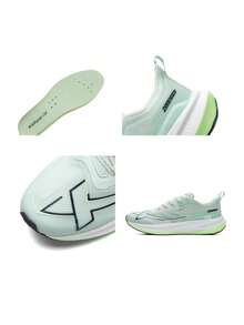 XTEP Men's Running Shoes 2000km 2.0 2026 Summer New Mesh Breathable Training Running Shoes 876219110043 Pale Green/Fluorescent Light Green - Light Fruit Green/fluorescent Light Green - View 11