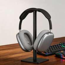 Dudukan Headphone Paduan Aluminium, Rak Organizer Meja, Tempat Headphone, Dekorasi Rumah, Kotak Hadiah, Cocok untuk Asrama, Meja Kantor, Gamer, Rak Penyimpanan, Organizer Meja, Hadiah Wisuda - MultiWarna - View 1