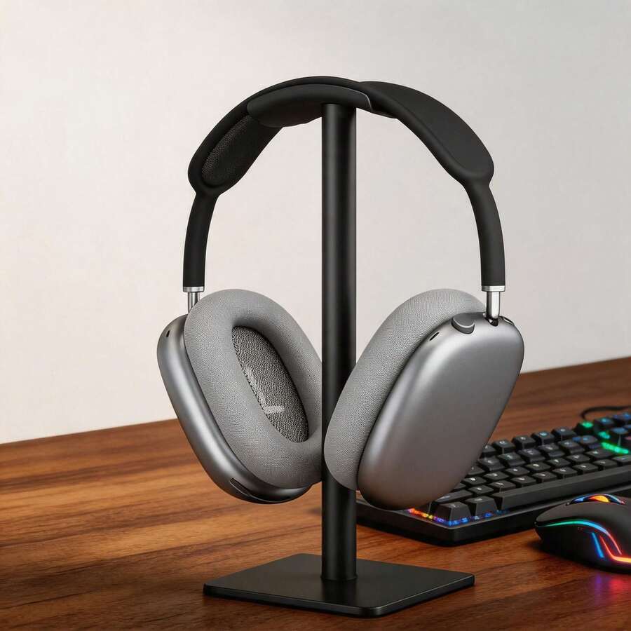 Dudukan Headphone Paduan Aluminium, Rak Organizer Meja, Tempat Headphone, Dekorasi Rumah, Kotak Hadiah, Cocok untuk Asrama, Meja Kantor, Gamer, Rak Penyimpanan, Organizer Meja, Hadiah Wisuda - MultiWarna - View 1