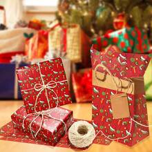 The Grinch The 10pcs/Set Christmas Party Green Monster Tissue Paper Gift Box Wrapping Paper 17g Moisture-Proof Candy Wrapping Paper Cartoon Decorative Crepe Paper Gift Decoration Stickers Christmas Gift Wrapping Paper - Multicolor - View 2