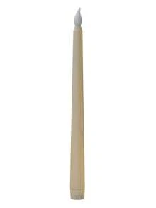 1/3/6件組 無焰LED錐形蠟燭 3D晶片逼真火焰 電池供電錐形茶蠟燈 適用生日、婚禮、聖誕派對、桌面窗台裝飾、感恩節壁爐裝飾、手工藝品（卡其色） - 卡其色 - 查看 10