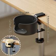 No-Drill Cup Holder Rack | Adjustable Iron Desktop Storage Rack + Space-Saving Design | Hanging Cup, Coffee, Tea Holder Rack (Essential For Home/Gaming Room/Dorm/Office/Car To Save Space) - View 7