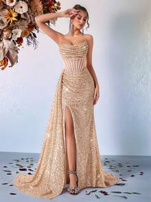 Wedding Dresses - Champagne - View 5