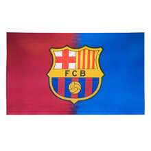 FC Barcelona Crest Flag - Red/Blue - View 2
