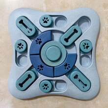 Juguete interactivo de rompecabezas para golosinas de perro, combina funciones de entrenamiento de IQ & estimulación cerebral, alimentador lento divertido con diseño de sonido, adecuado para perros de tamaño mediano a grande - Multicolor - Ver 11
