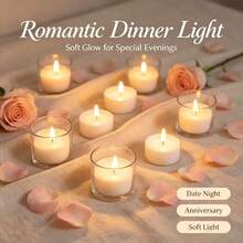 50pcs Tea Light Candles, 2 Hours Burn Time, Suitable For Tea Warmers, Food Warming And Home Use ( For Pregnant Women And Babies) - Multicolor - View 6