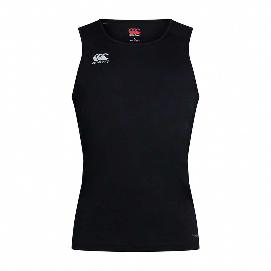 Canterbury Mens Club Dry Tank Top - Black - View 1