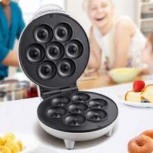 Mini Donut Maker, Suitable For Breakfast, Snacks, Desserts, Non-Stick Coating, Makes 7 Donuts At Once, Kitchen Home Use Donut Machine - US A Type Plug(110-127V) - View 5