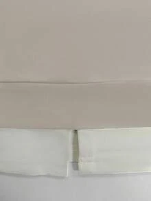 春秋女款新款 Polo 領短袖 T 恤與休閒日常彈性腰鬆身長褲 2 件套，運動通勤優雅穿搭 - 杏色 - 查看 8