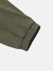 Adidas Men's TH WOV JKT2 Woven Jacket Hoodless Outerwear KV5948 - Green - View 6