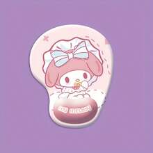 SANRIO Hello Kitty, Kuromi, My Melody, Cinnamoroll Wrist Rest Mouse Pad - 1 buah Alas Mouse Komputer Ergonomis Kartun Lucu dengan Bantalan Lembut, Sempurna untuk Mouse Komputer, Hadiah Luar Biasa untuk Keluarga dan Teman - View 6
