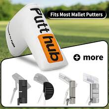 1PC Blade Golf Putter Headcover, Soft Lined Golf Club Head Cover With Secure Closure, Durable Golf Accessory For Men Women Golf Enthusiasts, Fits Most Standard Blade Putters, Protective Headgear For Golf Club, Perfect For Daily Golf Use - Multicolor - View 5