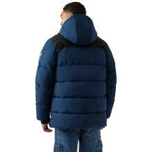 Reebok Mens Plain Puffer Jacket - Blue - View 2