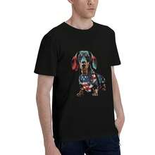 Dachshund Dog Funny Men T Shirt - 款式 - 查看 4