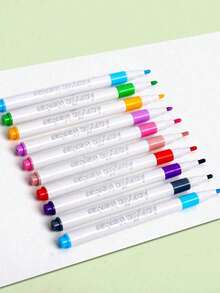 1 Box Acrylic Art Markers, Suitable For Art Painting, Waterproof And Quick Drying, Suitable For Student Doodling, Teachers And School Use, Randomly Shipped New And Old Versions - Multicolor - View 10