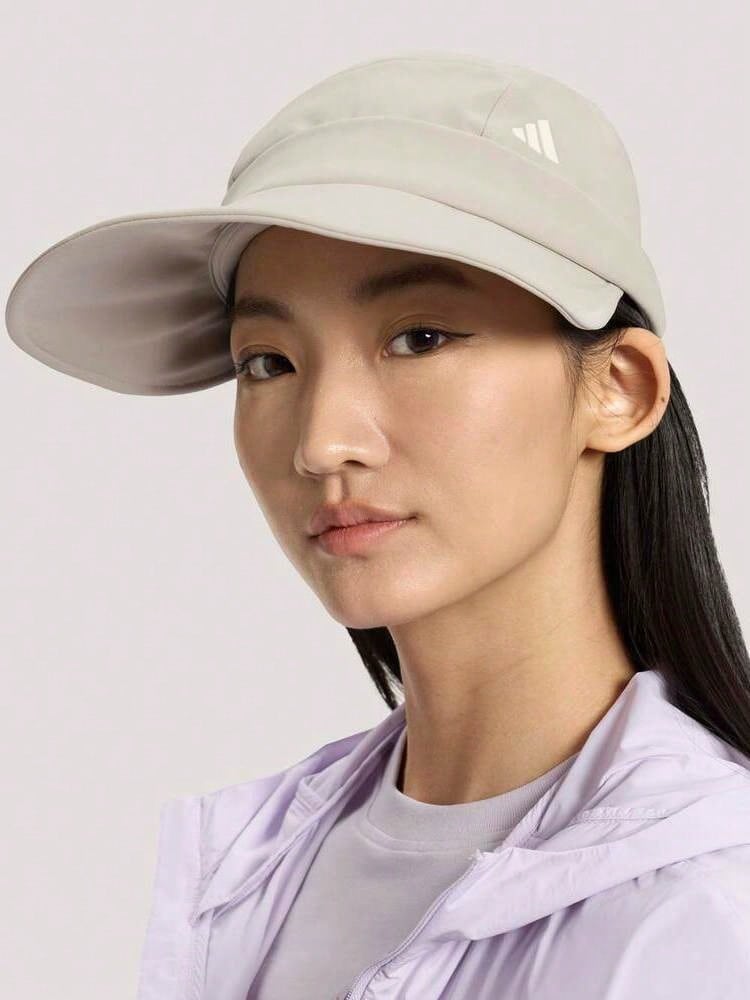 Adidas Women's W SUN VISOR Hat, Open Top Cap KR2596 - Light Grey - View 1