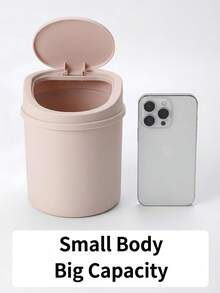 Modern Desktop Trash Can, Large Capacity In A Compact Size, Suitable For Professionals And Gamers, Unisex, Durable Mini Trash Can, For Computer Desks, Can Hold Wrapping Paper, Multi-Functional Mini Model, Suitable For Cars, Offices, Dormitories, Desktops, Office Supplies, Mini Countertop Trash Can. - Multicolor - View 12