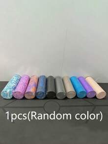 1pc Random Color Solid Foam Roller For Muscle Relaxation, Leg Slimming, Professional Yoga Pillar With Floating Point Massage For Fitness And Sports - Multicolor - View 9