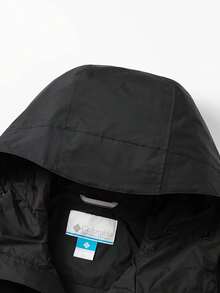 Columbia Jaket Hiking Gunung Outdoor Pria Terbaru, Mantel Softshell Olahraga Tahan Air - Hitam - View 9