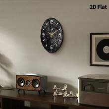 Artistic Annual Ring Creative Decorative Wall Clock, Ultra-Quiet Quartz Movement, No Ticking Sound, Flat Design, Suitable For Decorating Living Room, Bedroom, Office, Kitchen And Cafe, Perfect Decorative Gift For Friends And Family, Can Be Used For Room Decor, Bedroom Decor, Dorm Decor, Back To School Decor, School Surprise, School Season, Wedding Decor, Friend Birthday Gift, Home Decor And School Supplies. - Decorative Wall Clock - View 10