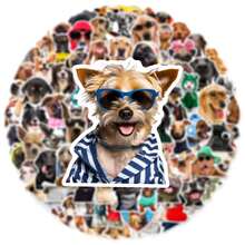 100/200pcs Funny Dog Expression Stickers PVC Cartoon Decorative Stickers For Scrapbooking, Laptop, Luggage, Guitar, Water Bottle, Phone Case DIY Stickers - Multicolor - View 3