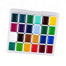 24/36/60/98/180 Colors Solid Watercolor Paint Set, High Concentration ...