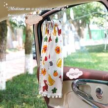 Retractable Car Side Window Sunshade, All-Season Universal Cartoon Anti-UV Heat Insulating Car Window Curtain - Multicolor - View 5