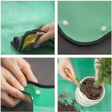 Plant Propagation Mat, Waterproof Transplanting Mat, Portable Gardening Work Mat, Suitable For Indoor Succulent Potted Plants, Indoor Plant Repotting Soil Control Mat, Home Bonsai Plant Care Accessories - Garden Mat - View 7