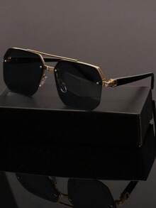 Classic Unisex Double-Bridge Casual Fashion Eyewear, Suitable For Beach Vacation, Driving, Fishing, Cycling, Shopping And Photography - Multicolor - View 3