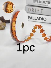 1 لفة 10م شريط نجمي DIY لتغليف الهدايا مادة يدوية لصنع إكسسوارات الشعر ديكور عيد الحب شريط هدايا الحفلات حافة زخرفية عصرية شريط تغليف هدايا إبداعي - متعدد الألوان - مشاهدة 11