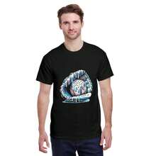 Baseball Drip Ice Cream Sprinkles Baseball Glove T Shirt 180g - 款式 - 查看 2