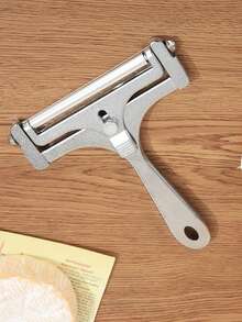 1pc Stainless Steel Cheese Slicer With Adjustable Wire, Heavy Duty Metal Cheese Cutter For Block Cheese And Butter, Adjustable Thickness Wire Cheese Knife, Charcuterie Board Entertaining Cooking Kitchen Gadget - View 14