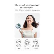 1pc Professional Negative Ion Hair Dryer "Ultra-Lightweight", 3 Unique Colors Available, Salon-Grade Hair Dryer, Smooth Finish - Multicolor - View 8