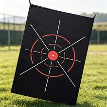 Paño de práctica de golf grueso y duradero, almohadilla de swing y golpeo para patio trasero al aire libre. Material de lona de alta densidad, resistente al desgarro, impermeable, anti-UV, de larga duración. Diseño de objetivo preciso para apuntar con precisión, ayuda a mejorar la postura del swing. Plegable, fácil de transportar y almacenar, instalación sencilla, compatible con diversas redes de entrenamiento de golf. - Multicolor - Ver 12