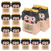 5pcs Christmas Gift Set For Her/Him, Christmas Gift Box With Window, Small 3D Cardboard Box, Suitable For Holiday Party, Perfect Choice For Holiday Treats - Multicolor - View 9