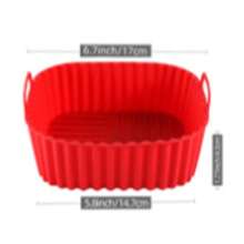 3pcs/2pcs/1pc Square Silicone Air Fryer Basket Liner, Suitable For Fryers, Non-Stick Reusable Air Fryer Liner, Oven Microwave Cake Pan, Kitchen Accessories,Kitchen Gadgets,Air Fryer Baking Mat Liner For Home Use - Multicolor - View 6
