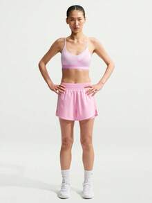 Nike 女款 AS W NK INDY 長袖 LOGO 運動內衣 BRA-LIM9923-583 - 淺粉色 - 查看 6