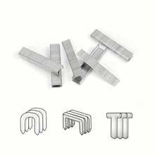 2400/3000pcs U-Shaped/T-Shaped/I-Shaped Staples, Suitable For Manual Staple Gun And Stapler Tools/Nail Gun, Applicable To Wooden Furniture, Home Use, Heavy-Duty Furniture Boxes, Halloween, Christmas - Multiple Styles - View 9