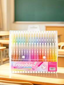 BIA&Styno Classic 12 Colors, 10pcs/8pcs/6pcs Gel Pens, 0.5mm/0.7mm Student Highlight Gel Pens, Manual Accounting, Hand Drawing, Neutral Pens, Back To School Gel Pen Set - Multicolor - View 19