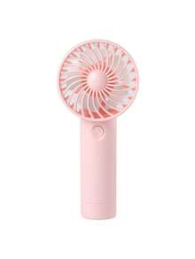 AOYI 1pc 500mAh Rechargeable Portable Handheld Mini Fan With 3 Speed Adjustments, Comes With USB Charging Cable And Lanyard - Multicolor - View 14