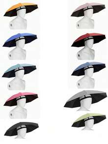 Topi Pelindung Matahari Lipat Bebas Genggam, Perlindungan Segala Cuaca, Cocok untuk Memancing, Mendaki, Berkemah, Aktivitas Luar Ruangan dan Pertanian, Multifungsi dan Portabel - MultiWarna - View 8