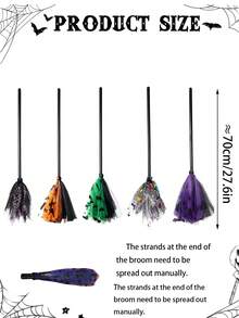 Party Costumes & Sets - Witch Broom - View 3