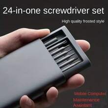 25-In-1 Mini Screwdriver Suitable For Electronics, Smartphones, Computers, Watches & Jewelry Repair - Precision Tiny Screw With Compact Metal Repair Kit, For DIY Tech Repairs & Small Device Maintenance (No To Sensitive Components) - A - View 5