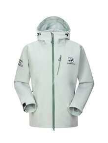 CAMEL CROWN Jaket Ski Wanita Tahan Air 3-in-1 Mantel Musim Dingin dengan Lapisan Bulu Hangat Tahan Angin Cocok untuk Salju, Aktivitas Luar Ruangan, dan Mendaki - Kabut garam biru - View 1
