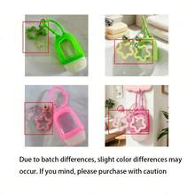 Portable Small Hand Sanitizer Bottle With Silicone Sleeve, Keychain And Star Charm, Leak-Proof Design, Reusable, Suitable For Soap, Lotion, Etc., Travel Size Hand Sanitizer Bottle With Colorful Silicone Sleeve And Keychain, Suitable For Office, Gym, Travel And School - Multicolor - View 10