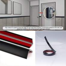 16.4ft L-Shaped Self-Adhesive Flexible PVC Furniture Edge Trim, Cabinet, Drawer, Table And Door Edge Protection Decorative Sealing Strip - Multicolor - View 9