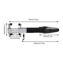 Steering Wheel Lock With Alarm, Heavy Duty Anti-Theft Car Device, Car Steering Wheel Lock - Steering Wheel Lock With Alarm - View 3